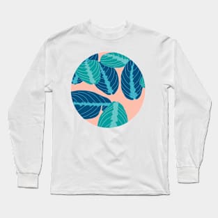 Prayer plant circle Long Sleeve T-Shirt